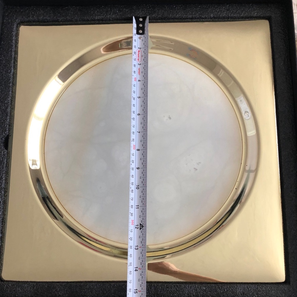 Anna by Rablabs Circulo Tray, Gold Alabaster - Picture 8 of 9